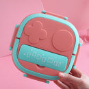 Portable Kids Lunch Box of Stainless Steel for Outings childrensterritory
