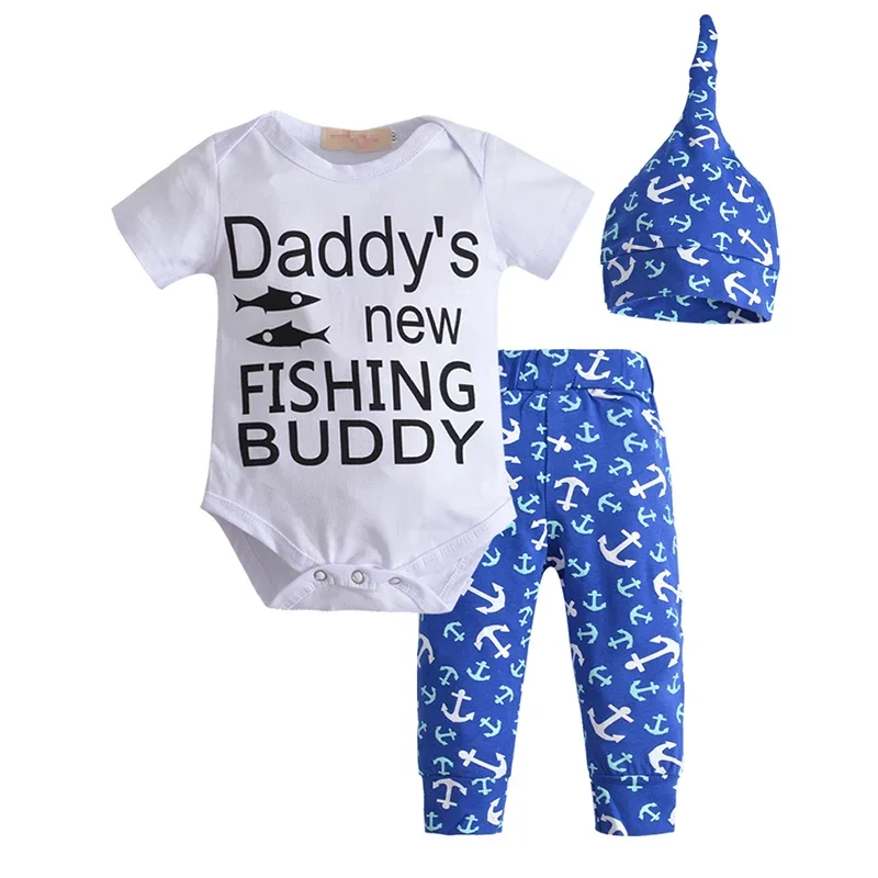 Baby Boy Cotton T-shirt and Pants (2 Pieces) Summer Outfit childrensterritory