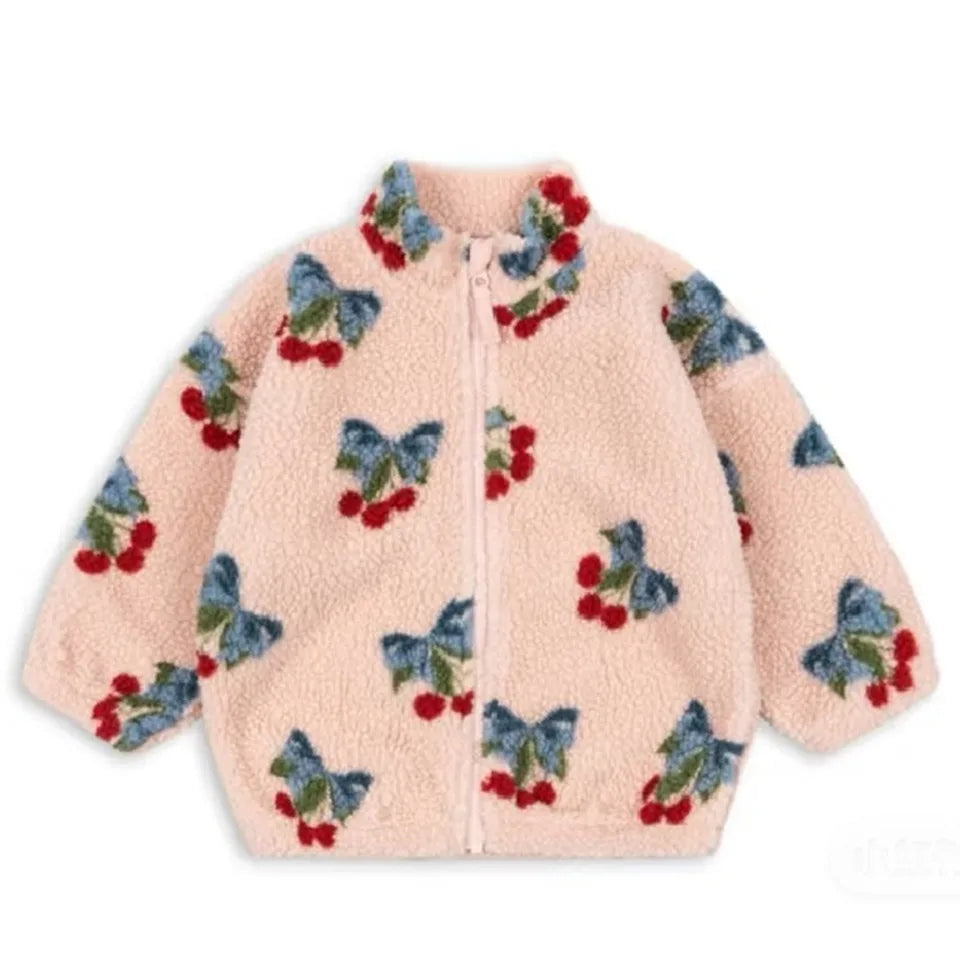 Colourful Cartoon Design Winter Outerwear For Kids