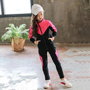 Teen Girls Trending Zipper Sweatshirt with Pants 2Pcs Tracksuit childrensterritory