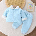 Kids Collar Design Soft Winter Clothing Set childrensterritory