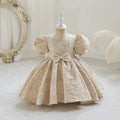 Elegant Flower Printing All Over Puffy Sleeveless Princess Dress