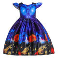 Vampire Pumpkin Print Halloween Costume for Kids Girls