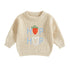 Toddler Girls Letter Print Knitted Warm Autumn Sweaters childrensterritory