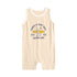 Baby Boy Short Sleeve Cartoon Print Summer Romper childrensterritory