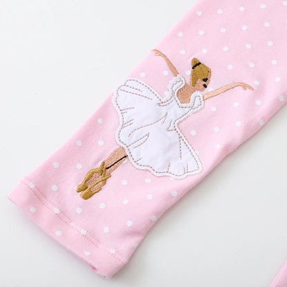 Girls Cartoon Print Colorful Summer Leggings childrensterritory