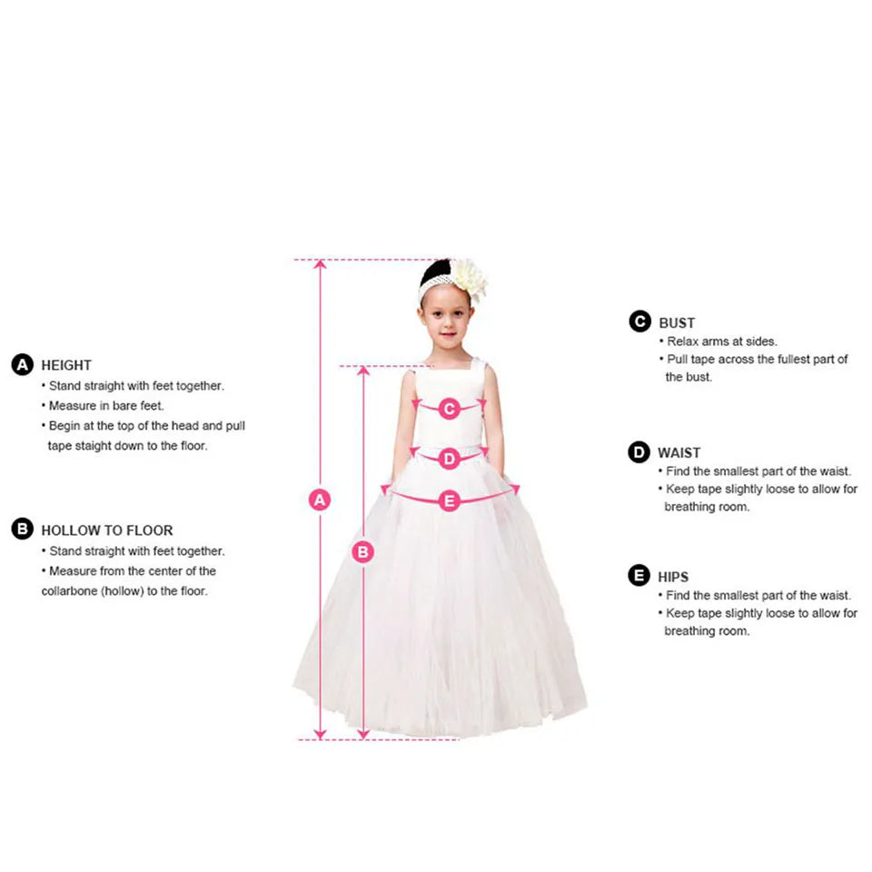 Kids Girls Luxury Wedding/Party Princess Dress