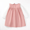 Two Piece Kids Girls Long Sleeves Casual Cotton Dress childrensterritory