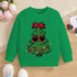 Kids Solid Colors Christmas Graphics Hoodless Sweatshirt childrensterritory