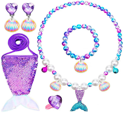 Girls Mermaid Style Tutu Princess Birthday/Halloween Party Dresses childrensterritory