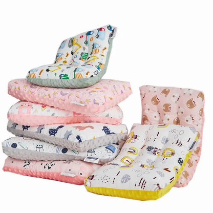 Cartoon Print Breathable Soft Gauze Baby Velvet Pillow childrensterritory
