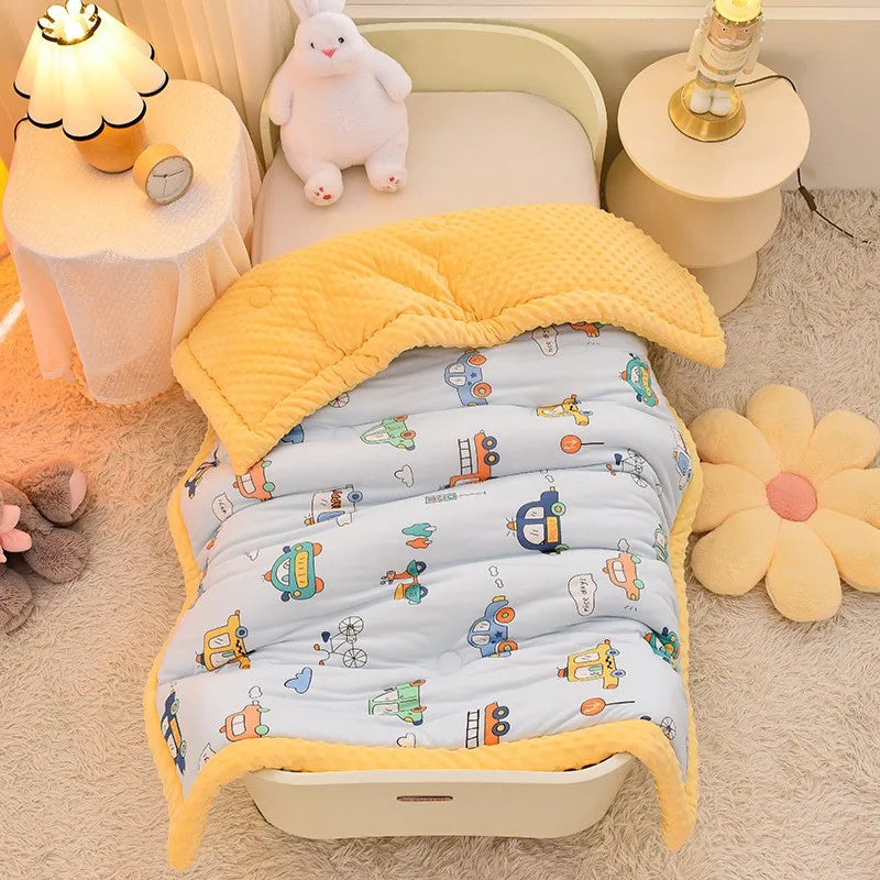 Soft Breathable Warm Baby Thick Quilted Blanket