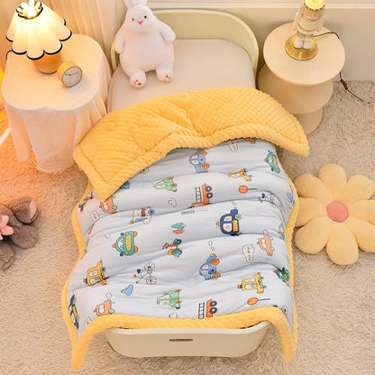 Soft Breathable Warm Baby Thick Quilted Blanket