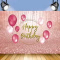 Glitter Diamond Customized Happy Birthday Background Photo Props childrensterritory