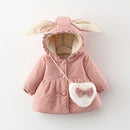 Girls Cartoon Design Winter Warm Jackets childrensterritory