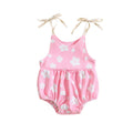 Baby Girl Floral Print Sleeveless Summer Bodysuit childrensterritory