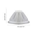 Kids Girls Lace Design 3 Hoops Underskirt for Dresses