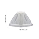 Kids Girls Lace Design 3 Hoops Underskirt for Dresses