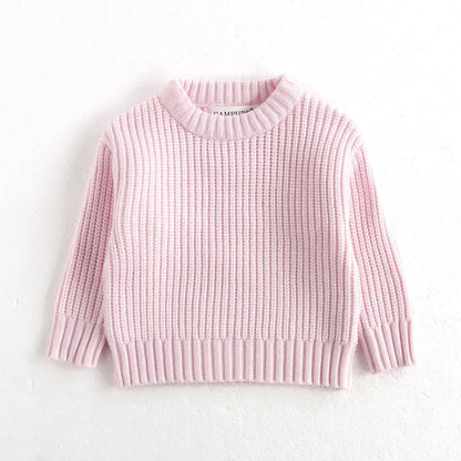 Kids Round Neck Long Sleeves Winter Sweater childrensterritory