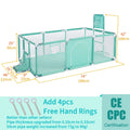 Indoor Ball Pit Baby Playpen with Safety Fence childrensterritory