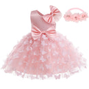 Baby Girl Three-Dimension Butterfly Gown for Baptism/Birthday