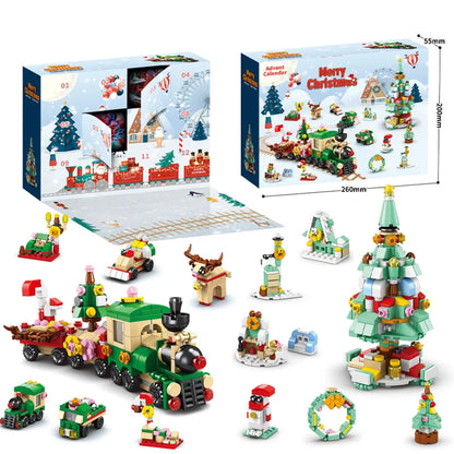 Christmas Advent Calendar Building Blocks Set for Kids childrensterritory