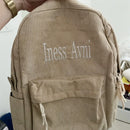 Ultra Soft Casual Backpack with Custom Name for Kids or Adults