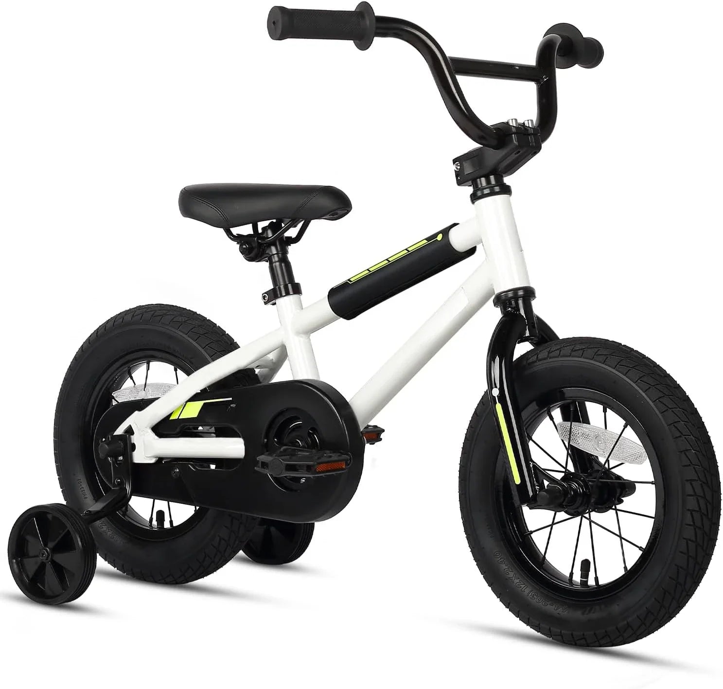 Kids BMX Style Bicycle with Training Wheels &amp; Coaster Brake childrensterritory