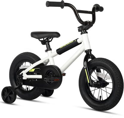 Kids BMX Style Bicycle with Training Wheels &amp; Coaster Brake childrensterritory