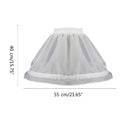 Kids Girls Lace Design 3 Hoops Underskirt for Dresses