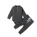 Ribbed Stripe Soft Cotton Romper Pants for Baby childrensterritory