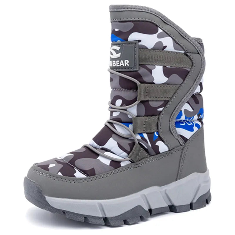 -30 Degree Kids Thick Mid Warm Waterproof Non-slip Boots childrensterritory