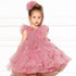 Kids Girls Fluffy Tiered Tulle Bridesmaid Party Dresses childrensterritory