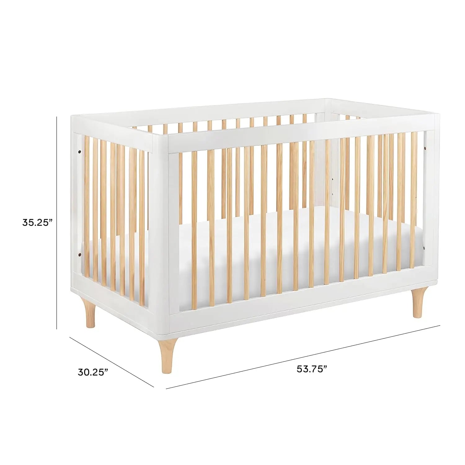 3-in-1 Convertible Crib with Toddler Bed Conversion Kit childrensterritory
