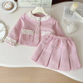Girls’ Long-Sleeved Stylish Formal Outfit childrensterritory