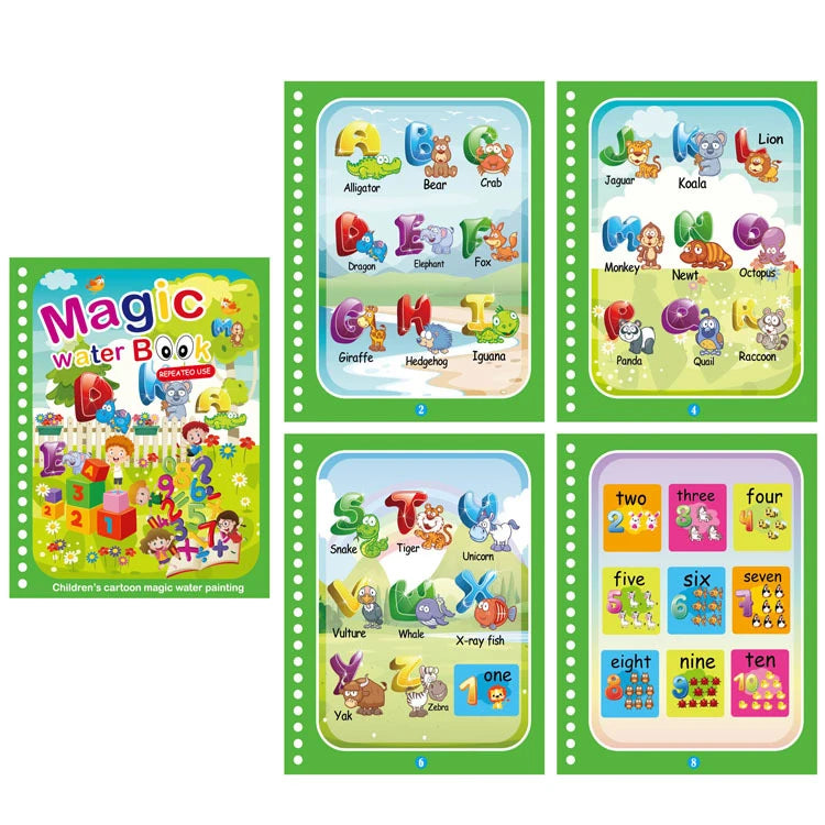 Kids Magic Water Coloring Books Toys for Birthday Gifts childrensterritory