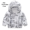 Toddler Girl Boy Hooded Sunscreen Outwear/Jacket childrensterritory