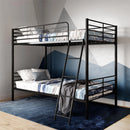 Convertible Twin Over Metal Bunk Bed for Kids Room childrensterritory