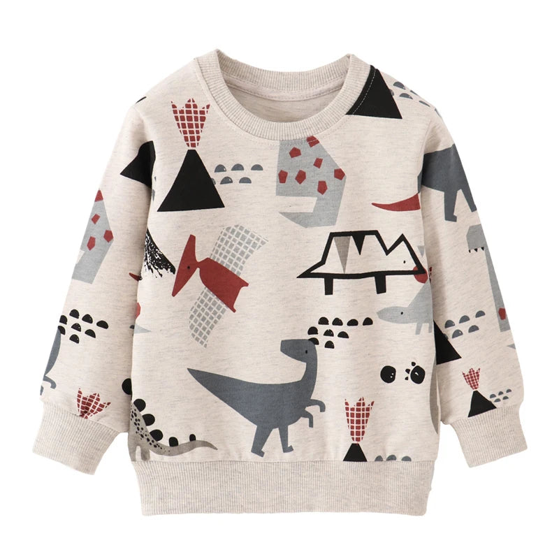 Little Boys Cotton Various Pattern Sweatshirts childrensterritory