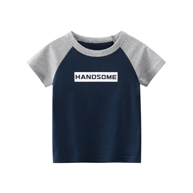 Graffiti Print Kids Boys Girls Summer Cotton T-Shirt Top childrensterritory