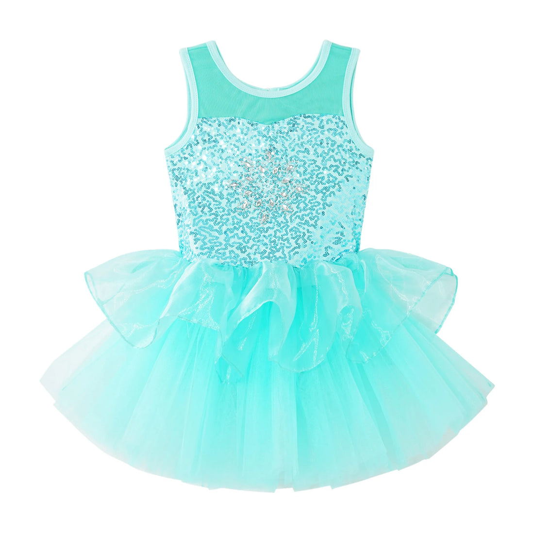 Kids Girls Shiny Sequins Leotards/Dancewear childrensterritory