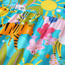 Little Girls Colorful Print Summer Princess Party Dresses childrensterritory