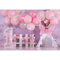 Photographic Background for Baby's 1st Birthday or Baby Shower childrensterritory