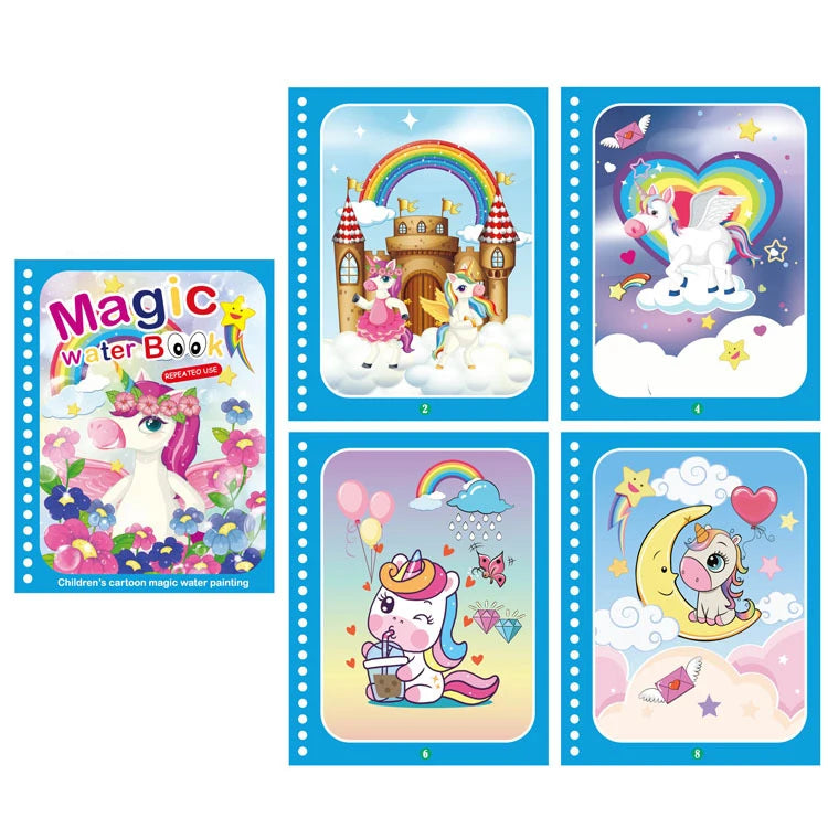 Kids Magic Water Coloring Books Toys for Birthday Gifts childrensterritory