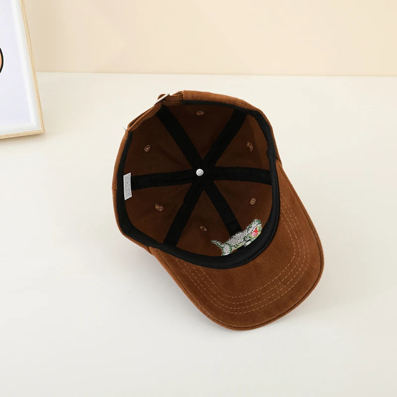Dinosaurs Embroidered Boys Outdoor Summer Caps childrensterritory