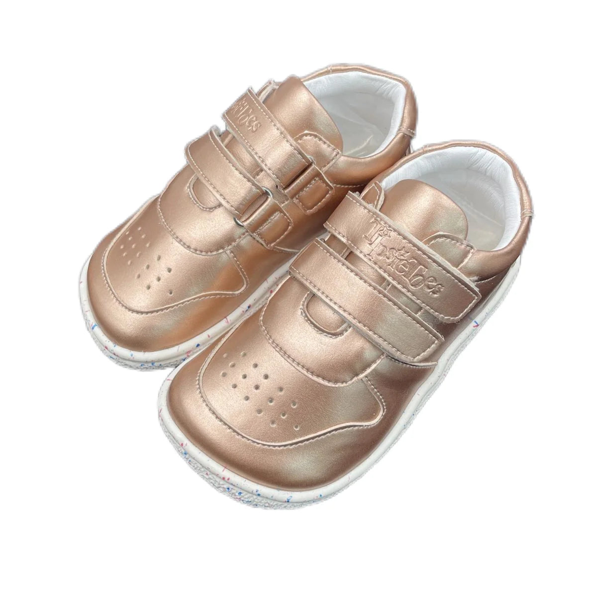 Kids Light Weight Leather Solid Color Shoes
