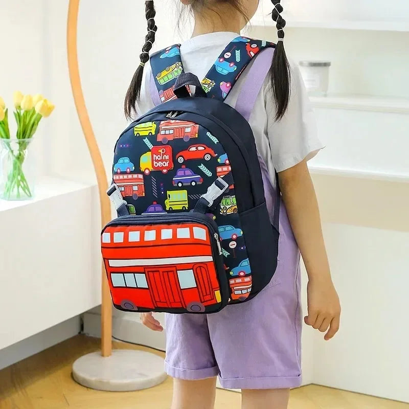 Dirt Resistant Cartoon Printing Kindergarten Backpacks Bags