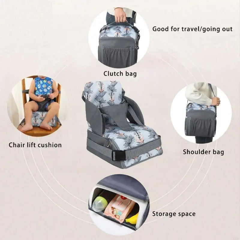 Washable and Portable Baby Booster Seat
