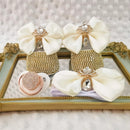 Luxury Keepsake Diamond Baby Bottles and Shoes Headband Set childrensterritory