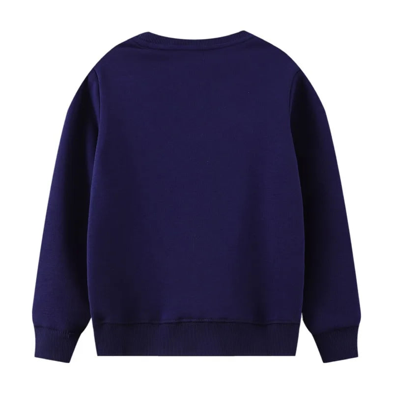 Girls Full Sleeves Flowers Embroidery Casual Sweatshirts childrensterritory